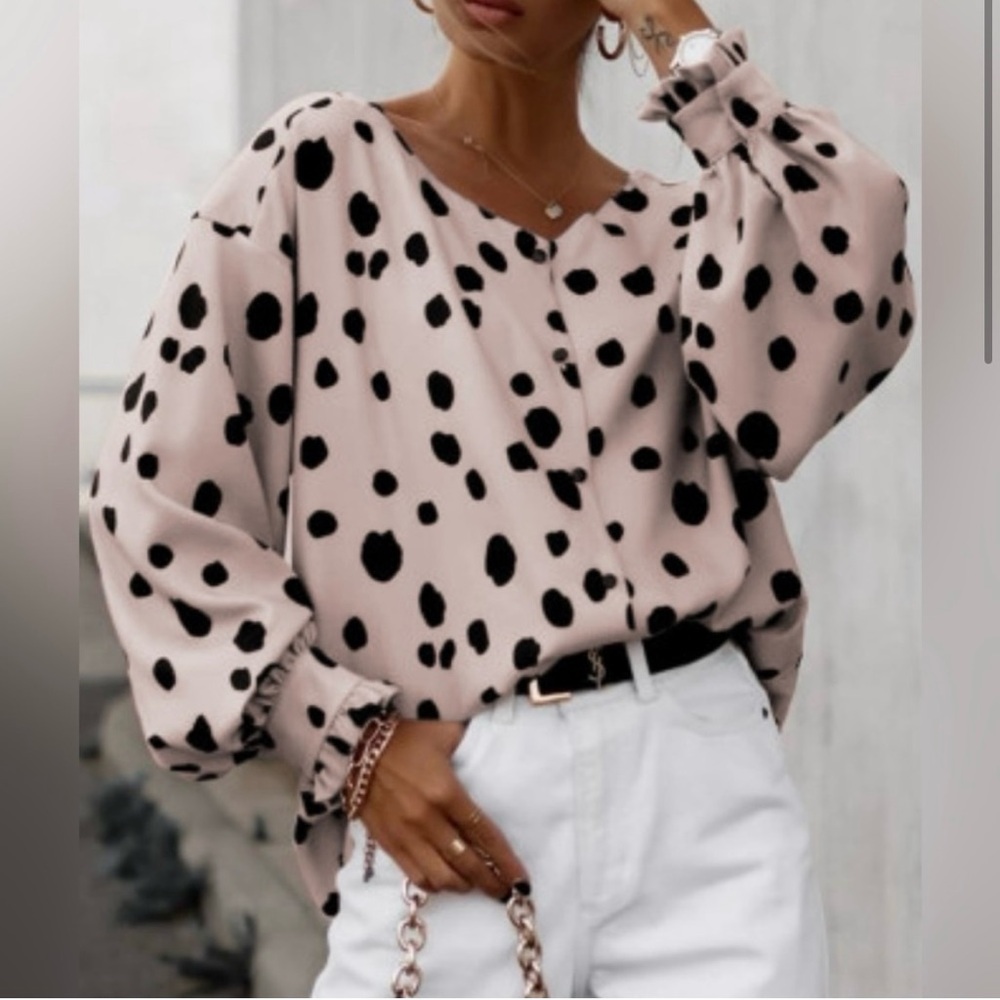 Kiara frill cut oversized blouse